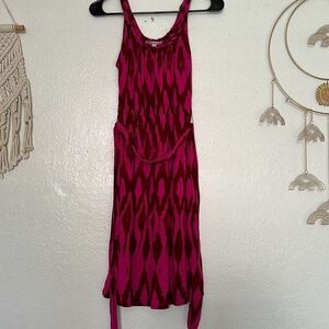 Gap Size XS Pink & burgundy Casual dress